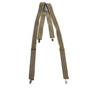 CAS Germany vintage elastic suspenders goldtone hardware